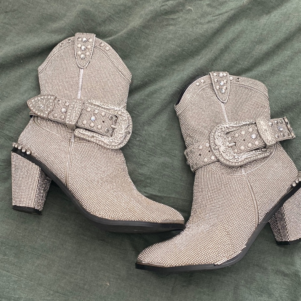 Dollskill rhinestone boots